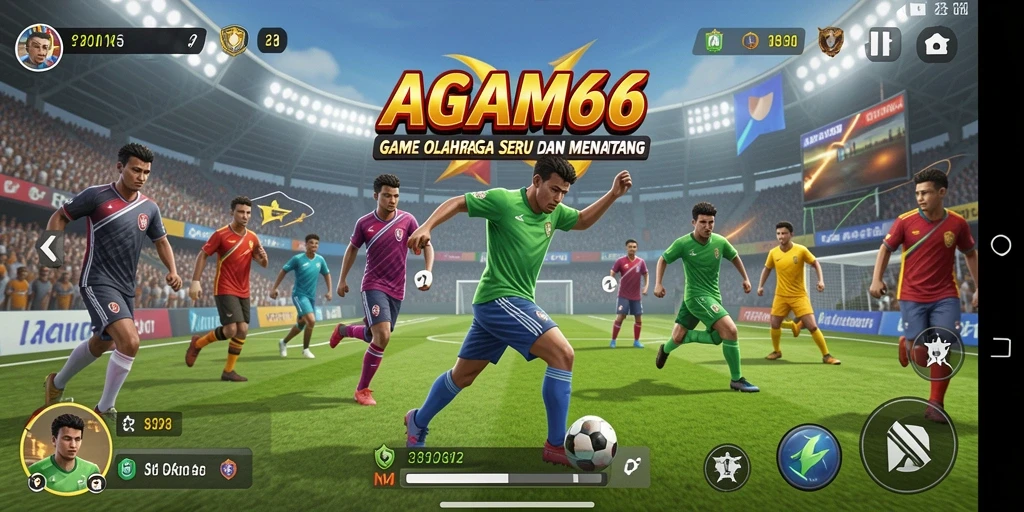 Tampilan gameplay seru dari AGAM66 dalam momen pertandingan.