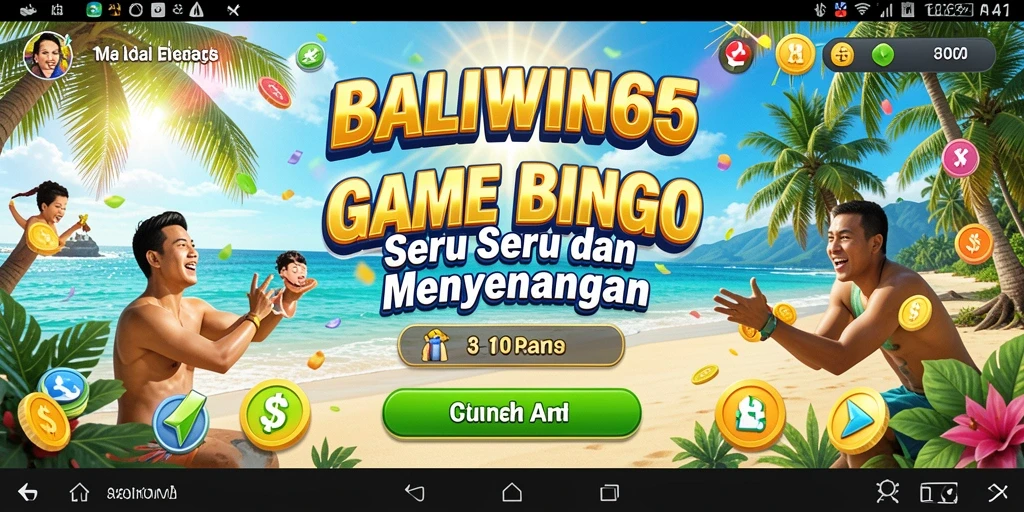 Tampilan gameplay yang seru dalam BALIWIN66 Bingo.