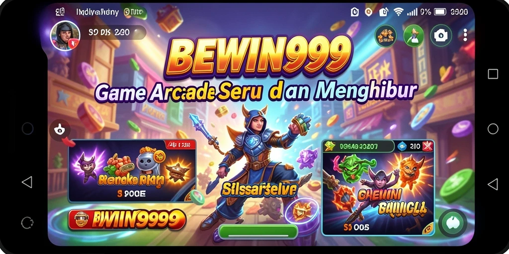 Screenshot utama BEWIN999 menampilkan gameplay Arcade yang seru.