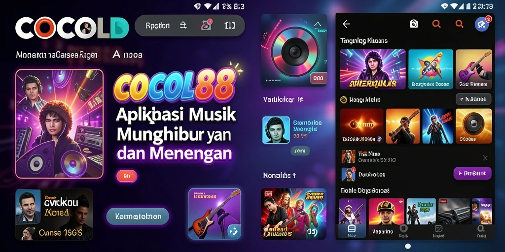 Screenshot gameplay COCOL88 menampilkan pemain menikmati permainan musik.