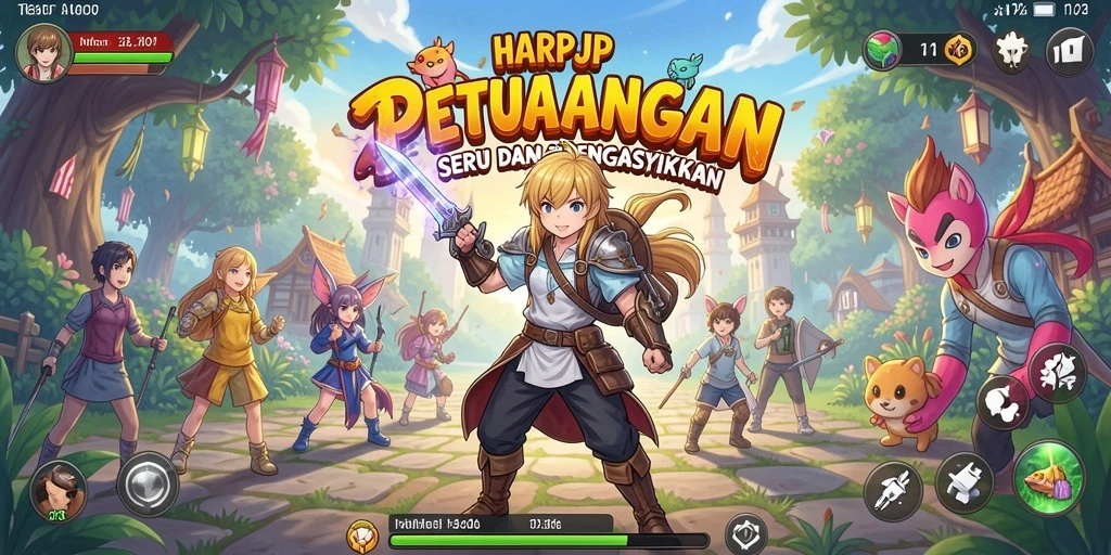 Tampilan menarik dari gameplay HARAPJP yang membangkitkan semangat petualangan.