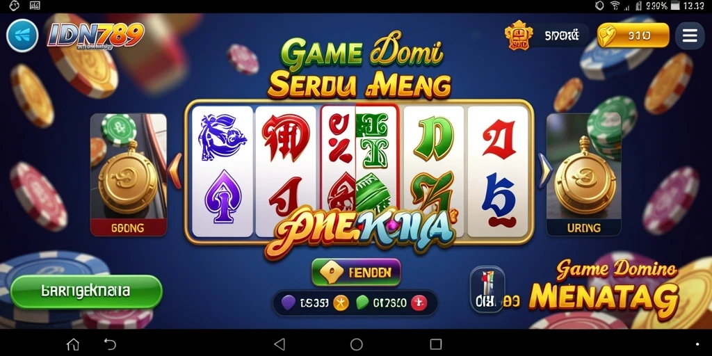 Tampilan menarik dari gameplay Domino di IDN789