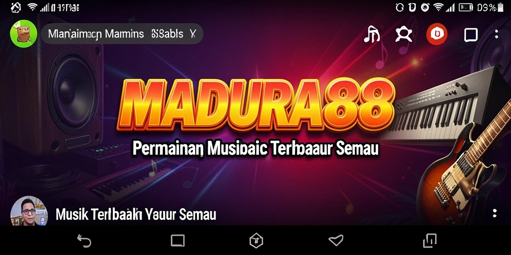 Gameplay seru dalam <strong>MADURA88</strong> yang menguji keterampilan musik Anda.