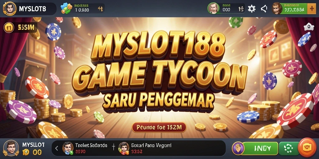 Screenshot gameplay MYSLOT188 menampilkan pengelolaan bisnis yang menarik.