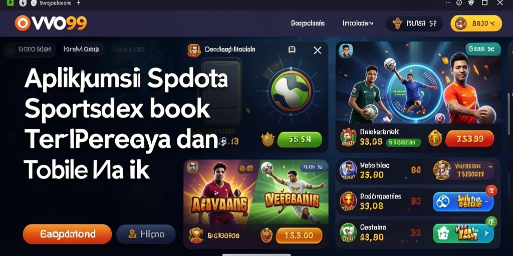 Screenshot OVO99 menampilkan antarmuka taruhan olahraga yang menarik.