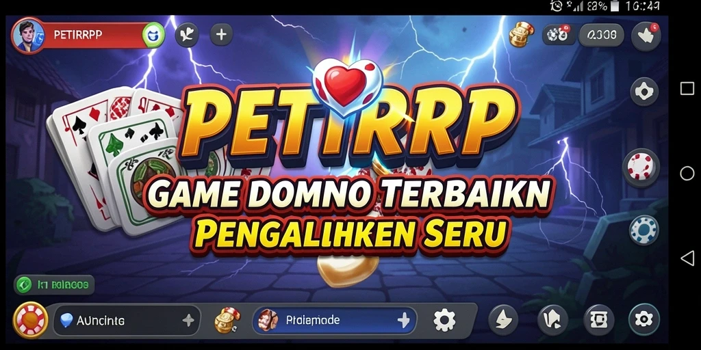 Screenshot menunjukkan pemain beraksi dalam permainan Domino yang seru.