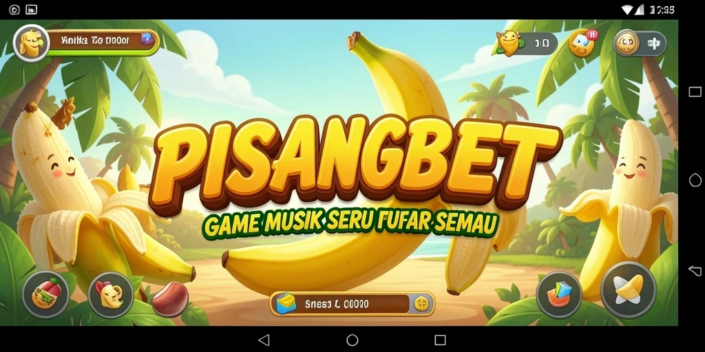 Tampilan gameplay PISANGBET menampilkan serunya bermain musik.